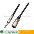 male XLR TO stereo 6.35 JACK MIC CABLE, microphone cable